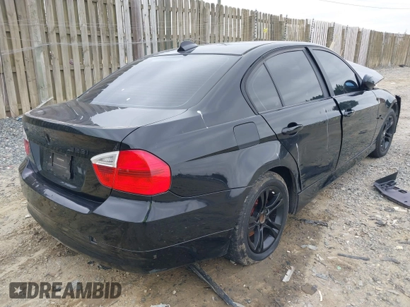 2008 BMW 3 Series 328i with VIN WBAVA37568NL55353, listed as a IAAI auction lot 41944098 with 1 mi miles. Bid and sale history available at carsss.com. Image 4.