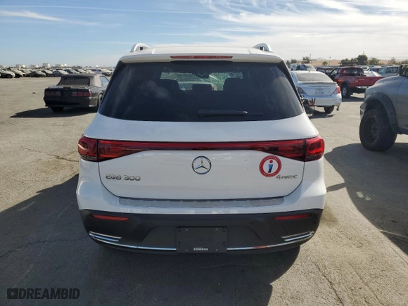 2023 Mercedes-Benz EQB with VIN W1N9M0KB0PN069142, listed as a Copart auction lot 75559414 with 4,799 mi miles and Salvage Title. Bid and sale history available at carsss.com. Image 6.