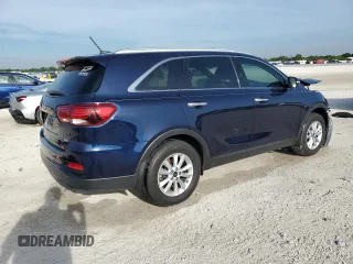 2020 Kia Sorento LX with VIN 5XYPG4A35LG637703, listed as a Copart auction lot 50608495 with 124,220 mi miles and Non Repairable. Bid and sale history available at carsss.com. Image 3.