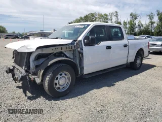 2020 Ford F-150 XL with VIN 1FTEW1CP2LKD82267, listed as a Copart auction lot 62719775 with 55,385 mi miles and Salvage title. Bid and sale history available at DreamBid. Image 1.