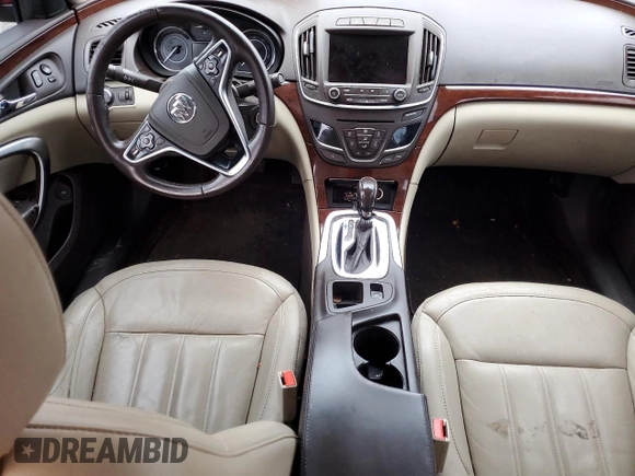 2014 Buick Regal with VIN 2G4GK5EX7E9303409, listed as a Copart auction lot 43935295 with 196,290 mi miles and Salvage title. Bid and sale history available at DreamBid. Image 8.