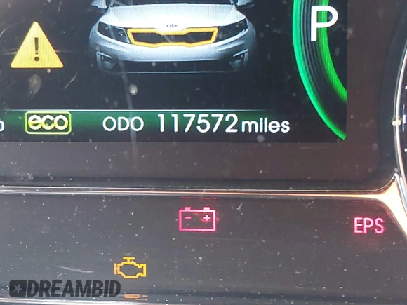 2013 Kia Optima EX with VIN KNAGM4AD2D5040761, listed as a IAAI auction lot 42460106 with 117,572 mi miles and . Bid and sale history available at DreamBid. Image 15.