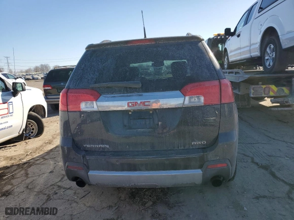2012 GMC Terrain SLT-2 with VIN 2GKFLXE56C6353292, listed as a Copart auction lot 46133545 with 137,845 mi miles and Salvage Title. Bid and sale history available at carsss.com. Image 6.