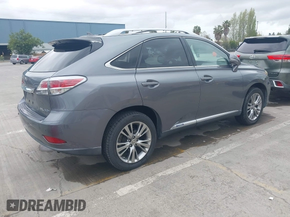 2013 Lexus RX 450h with VIN JTJBC1BA4D2441911, listed as a IAAI auction lot 42060633 with 44,378 mi miles and . Bid and sale history available at DreamBid. Image 4.