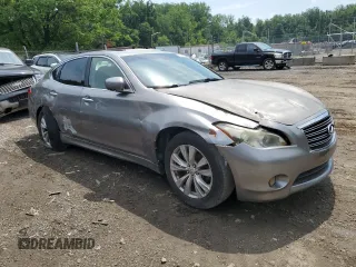 2011 Infiniti M with VIN JN1BY1AR4BM370404, listed as a Copart auction lot 62664825 with Not provided miles and Salvage title. Bid and sale history available at DreamBid. Image 4.