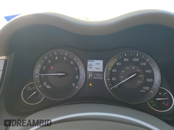 2012 Infiniti M37 with VIN JN1BY1AP6CM331295, listed as a Copart auction lot 74277304 with 179,557 mi miles and Salvage Title. Bid and sale history available at carsss.com. Image 9.