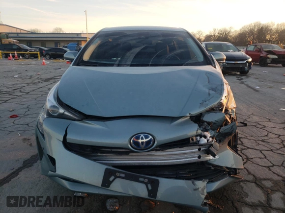 2018 Toyota Prius Two with VIN JTDKBRFU9J3065818, listed as a Copart auction lot 45777955 with 49,595 mi miles and Salvage Title. Bid and sale history available at DreamBid. Image 5.