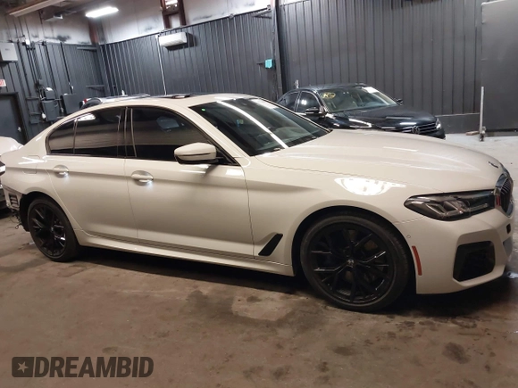 2023 BMW 5 Series 540i xDrive with VIN WBA73BJ02PWY05549, listed as a IAAI auction lot 41394060 with 15,946 mi miles and . Bid and sale history available at carsss.com. Image 14.