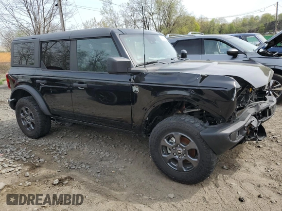 2023 Ford Bronco with VIN 1FMDE5BH2PLB27629, listed as a Copart auction lot 54882815 with 41,798 mi miles and Salvage Title. Bid and sale history available at DreamBid. Image 4.