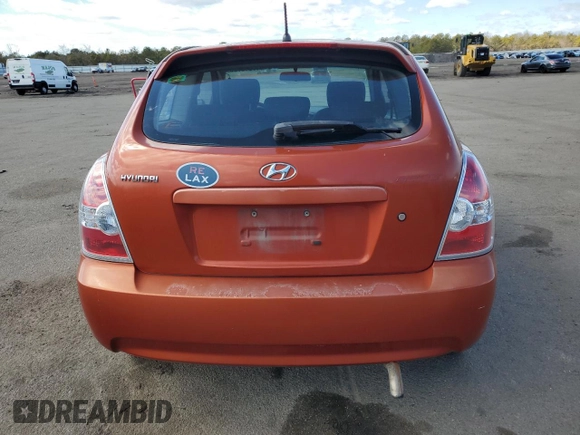 2007 Hyundai Accent SE with VIN KMHCN36CX7U007909, listed as a Copart auction lot 48319725 with 195,609 mi miles and Clean Title. Bid and sale history available at carsss.com. Image 6.