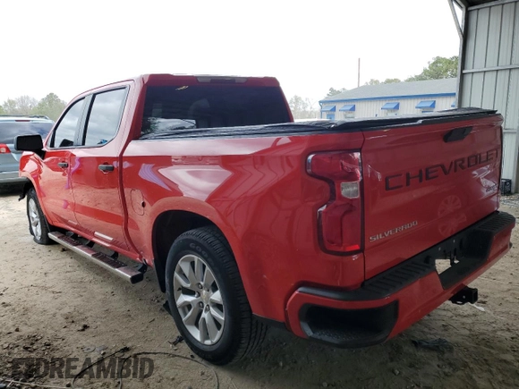 2020 Chevrolet Silverado 1500 Custom with VIN 3GCPWBEH5LG184312, listed as a Copart auction lot 47533745 with 82,003 mi miles and Salvage Title. Bid and sale history available at carsss.com. Image 2.