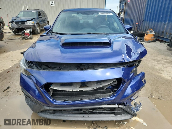 2023 Subaru WRX with VIN JF1VBAB67P8809729, listed as a Copart auction lot 61495305 with 13,023 mi miles and Salvage title. Bid and sale history available at DreamBid. Image 5.