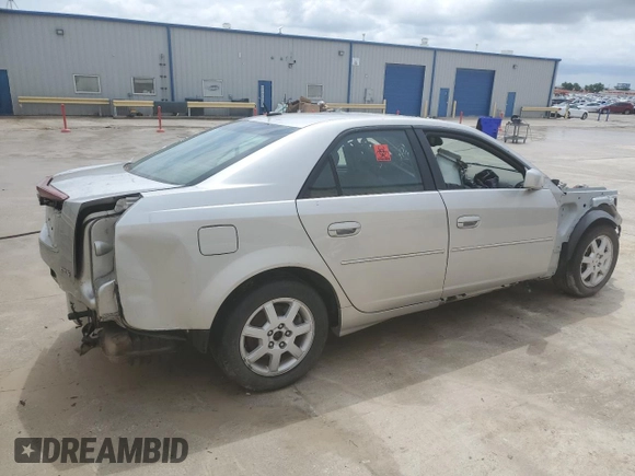 2007 Cadillac CTS with VIN 1G6DP577470172977, listed as a Copart auction lot 54736694 with 0 mi miles and Salvage Title. Bid and sale history available at carsss.com. Image 3.