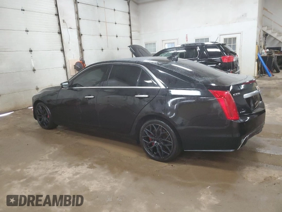 2018 Cadillac CTS Luxury AWD with VIN 1G6AX5SS4J0105429, listed as a Copart auction lot 58777454 with 95,626 mi miles and Salvage Title. Bid and sale history available at DreamBid. Image 2.