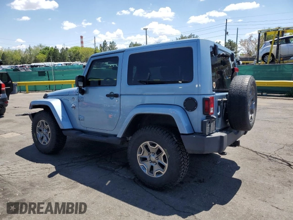 2012 Jeep Wrangler Arctic z VIN 1C4AJWBGXCL156600, wystawiony jako Copart lot #56369065 z przebiegiem 216 808 mil mil oraz Szkoda całkowita • Salvage title. Historia ofert i sprzedaży dostępna na DreamBid. Obrazek 2.