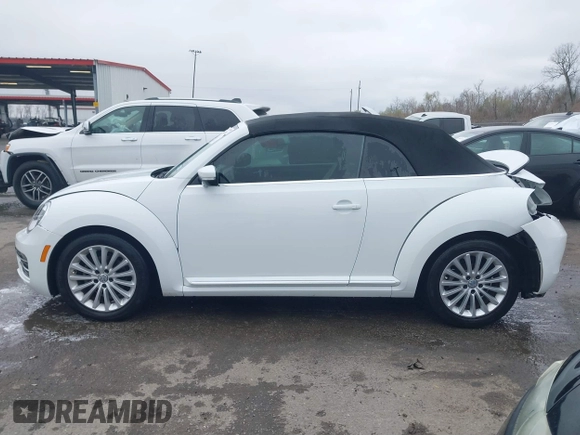 2019 Volkswagen Beetle S with VIN 3VW5DAAT4KM504847, listed as a IAAI auction lot 41582981 with 54,546 mi miles and . Bid and sale history available at DreamBid. Image 15.