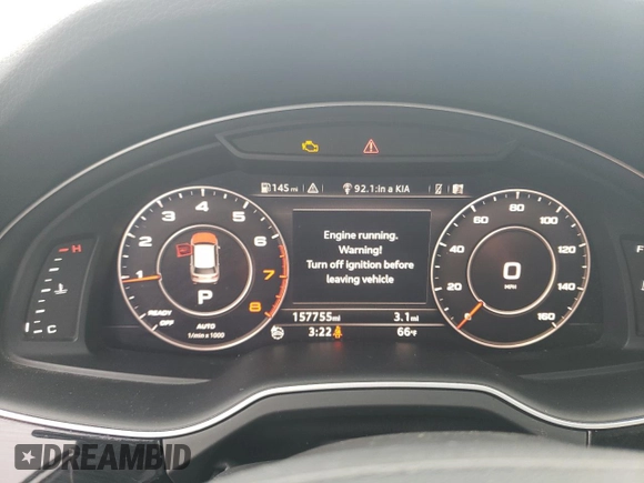 2017 Audi Q7 Premium Plus z VIN WA1LAAF76HD022717, wystawiony jako Copart lot #59756025 z przebiegiem 157 755 mil mil oraz Czysty tytuł • Clean title. Historia ofert i sprzedaży dostępna na DreamBid. Obrazek 9.