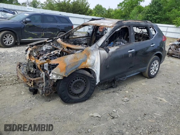 2017 Nissan Rogue S with VIN KNMAT2MV5HP529377, listed as a Copart auction lot 59687365 with Not provided miles and Salvage title. Bid and sale history available at DreamBid. Image 1.