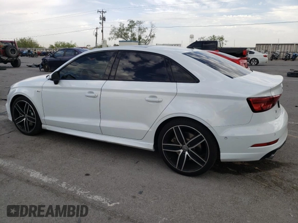 2020 Audi A3 Sedan S line Premium Plus with VIN WAUJEGFF9LA006286, listed as a Copart auction lot 57950474 with 47,274 mi miles and Salvage Title. Bid and sale history available at carsss.com. Image 2.