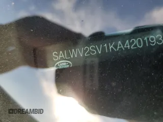 2019 Land Rover Range Rover Sport HSE Dynamic z VIN SALWV2SV1KA420193, wystawiony jako Copart lot #47218325 z przebiegiem 82 720 mil mil oraz Szkoda całkowita • Salvage title. Historia ofert i sprzedaży dostępna na DreamBid. Obrazek 13.
