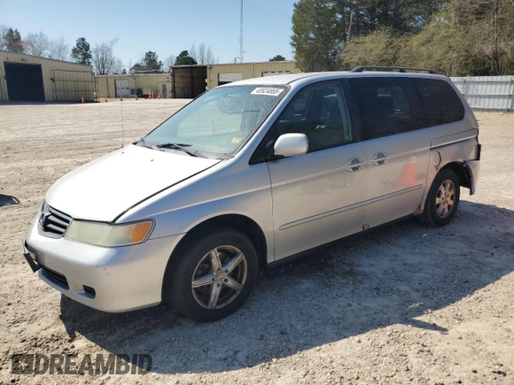 2004 Honda Odyssey EX-L with VIN 5FNRL18974B074613, listed as a Copart auction lot 48924865 with 212,633 mi miles and Salvage Title. Bid and sale history available at DreamBid. Image 1.