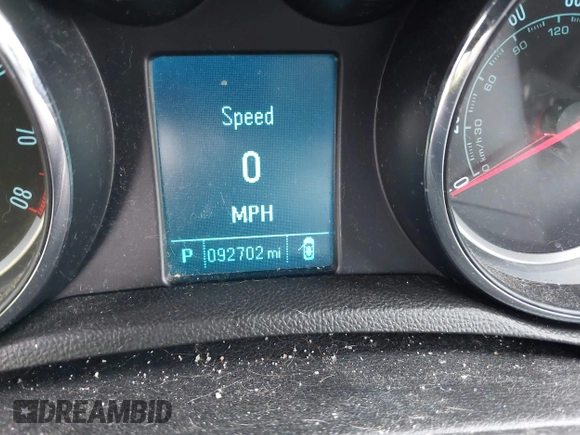 2014 Buick Encore with VIN KL4CJASB7EB592744, listed as a IAAI auction lot 41991047 with 92,702 mi miles. Bid and sale history available at carsss.com. Image 15.