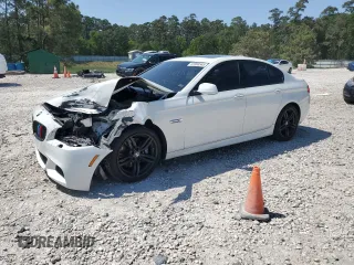 2013 BMW 5 Series 535i with VIN WBAFR7C56DC823937, listed as a Copart auction lot 52380345 with 110,067 mi miles and Salvage Title. Bid and sale history available at DreamBid. Image 1.
