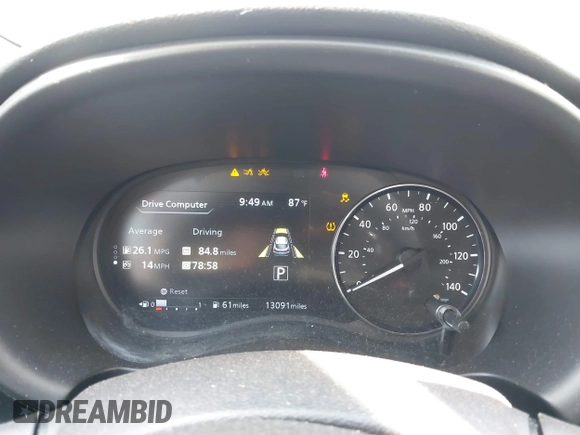 2023 Nissan Kicks SV with VIN 3N1CP5CV0PL507073, listed as a IAAI auction lot 42063800 with 13,091 mi miles and . Bid and sale history available at DreamBid. Image 7.