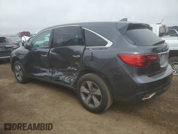 2014 Acura MDX with VIN 5FRYD4H27EB047134, listed as a Copart auction lot 51597265 with 170,895 mi miles and Salvage Title. Bid and sale history available at carsss.com. Image 2.
