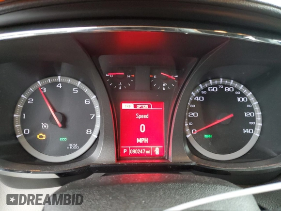 2013 GMC Terrain SLE with VIN 2GKALMEK6D6244072, listed as a Copart auction lot 42834475 with 90,247 mi miles and Salvage Title. Bid and sale history available at carsss.com. Image 9.