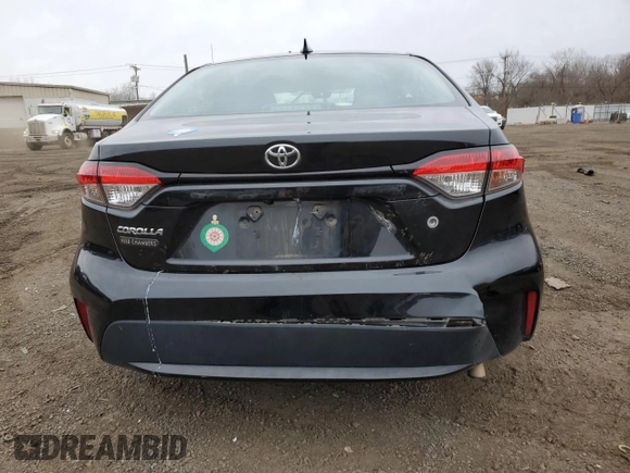 2020 Toyota Corolla L with VIN 5YFDPRAE5LP010710, listed as a Copart auction lot 41365915 with 107,601 mi miles and Salvage Title. Bid and sale history available at carsss.com. Image 6.