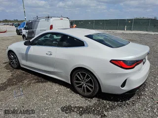 2025 BMW 4 Series 430i with VIN WBA43DA01SCT01356, listed as a Copart auction lot 53862335 with 17,451 mi miles and Clean Title. Bid and sale history available at carsss.com. Image 2.