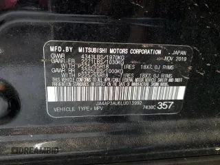 2020 Mitsubishi Outlander ES with VIN JA4AP3AU6LU013992, listed as a Copart auction lot 53069615 with 13,815 mi miles and Salvage title. Bid and sale history available at DreamBid. Image 13.