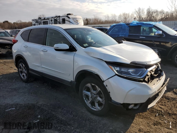 2018 Honda CR-V EX-L with VIN 2HKRW2H88JH662215, listed as a Copart auction lot 45950775 with 81,958 mi miles and Salvage Title. Bid and sale history available at carsss.com. Image 4.