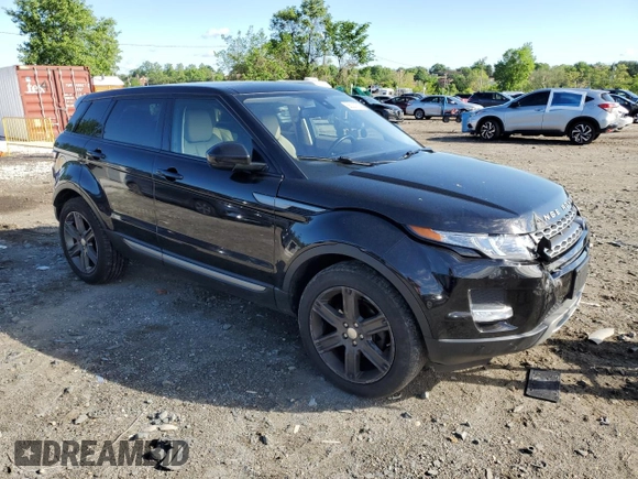 2015 Land Rover Range Rover Evoque Pure Plus with VIN SALVP2BGXFH003689, listed as a Copart auction lot 56020735 with 97,526 mi miles and Salvage title. Bid and sale history available at DreamBid. Image 4.
