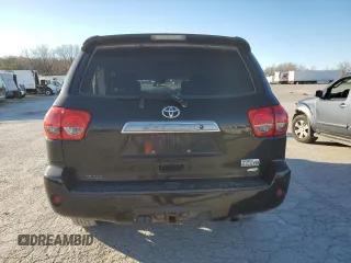 2014 Toyota Sequoia Platinum with VIN 5TDDW5G19ES092354, listed as a Copart auction lot 81372774 with 0 mi miles and Salvage Title. Bid and sale history available at carsss.com. Image 6.