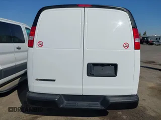 2023 Chevrolet Express Cargo with VIN 1GCWGAFP9P1211380, listed as a IAAI auction lot 42654475 with 58,429 mi miles and . Bid and sale history available at DreamBid. Image 17.