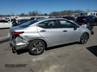 2024 Nissan Versa S with VIN 3N1CN8DV7RL875548, listed as a Copart auction lot 49424065 with 10,154 mi miles and Salvage Title. Bid and sale history available at DreamBid. Image 3.