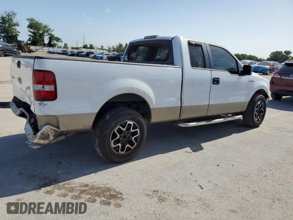2007 Ford F-150 XL with VIN 1FTPX12V27NA40182, listed as a Copart auction lot 63041395 with 218,024 mi miles and Non repairable. Bid and sale history available at DreamBid. Image 3.