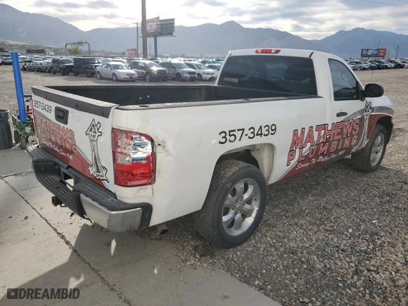 2013 Chevrolet Silverado 1500 Work Truck with VIN 1GCNKPEX3DZ252843, listed as a Copart auction lot 71591544 with 188,629 mi miles and Salvage Title. Bid and sale history available at carsss.com. Image 3.