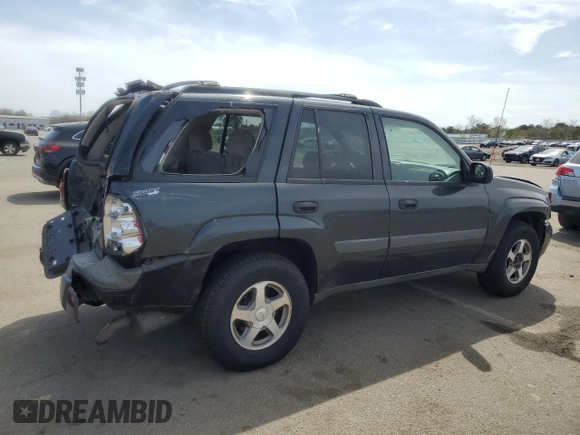 2005 Chevrolet TrailBlazer LT with VIN 1GNDT13SX52111993, listed as a Copart auction lot 54319955 with Not Provided miles and Salvage Title. Bid and sale history available at DreamBid. Image 3.