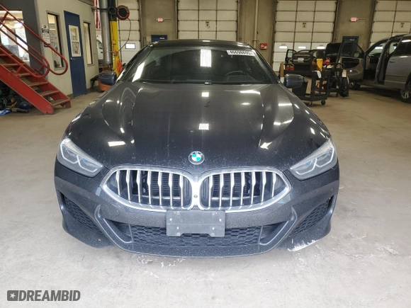2022 BMW 8 Series 840i with VIN WBAGV4C02NCG99396, listed as a Copart auction lot 46698695 with 0 mi miles and Salvage Title. Bid and sale history available at carsss.com. Image 5.