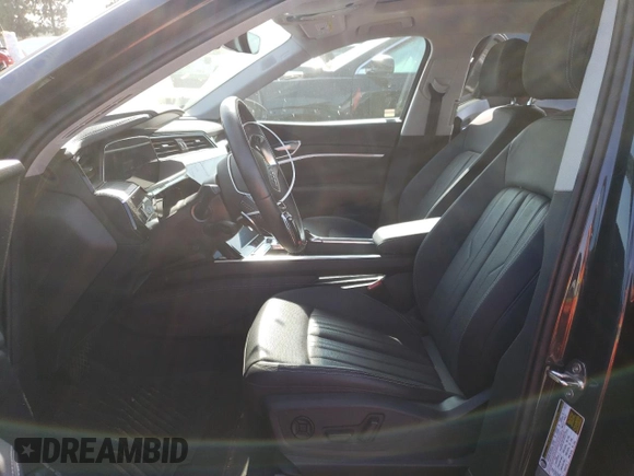 2021 Audi e-tron Premium Plus with VIN WA1LAAGE4MB027773, listed as a Copart auction lot 50399543 with 22,734 mi miles. Bid and sale history available at carsss.com. Image 7.