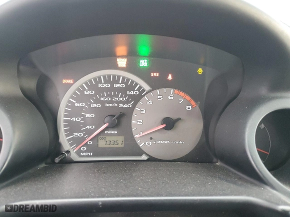2004 Mitsubishi Eclipse GTS with VIN 4A3AE75H64E034981, listed as a Copart auction lot 86301124 with 73,351 mi miles and Salvage Title. Bid and sale history available at carsss.com. Image 9.