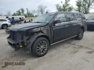 2020 Ford Expedition Max Limited z VIN 1FMJK2AT8LEA47587, wystawiony jako Copart lot #53708525 z przebiegiem 100 048 mil mil oraz Szkoda całkowita • Salvage title. Historia ofert i sprzedaży dostępna na DreamBid. Obrazek 1.