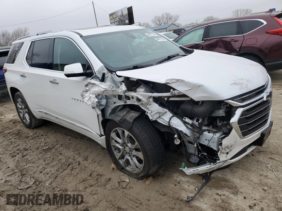 2020 Chevrolet Traverse Premier with VIN 1GNEVKKW3LJ288848, listed as a Copart auction lot 44077785 with 89,875 mi miles and Salvage Title. Bid and sale history available at carsss.com. Image 4.
