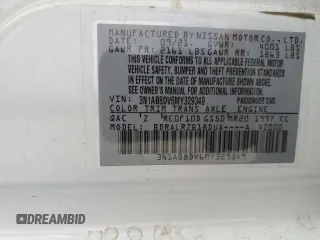 2021 Nissan Sentra SR z VIN 3N1AB8DV6MY329349, wystawiony jako Copart lot #54889025 z przebiegiem 60 112 mil mil oraz Szkoda całkowita • Salvage title. Historia ofert i sprzedaży dostępna na DreamBid. Obrazek 13.
