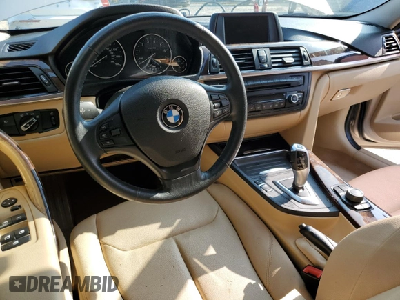 2014 BMW 3 Series 320i with VIN WBA3B1G54ENS81385, listed as a Copart auction lot 58822055 with Not provided miles and Salvage title. Bid and sale history available at DreamBid. Image 8.