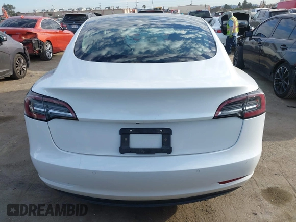 2022 Tesla Model 3 with VIN 5YJ3E1EA8NF210196, listed as a IAAI auction lot 41674407 with 24,270 mi miles. Bid and sale history available at carsss.com. Image 16.