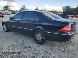 2003 Mercedes-Benz S-Class 4.3L with VIN WDBNG70J03A374222, listed as a Copart auction lot 76971614 with 80,966 mi miles and Salvage Title. Bid and sale history available at carsss.com. Image 2.
